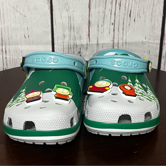Crocs x South Park Classic Clog with 8 character Jibbitz size 7 Womens NIb - Picture 5 of 12